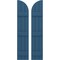 Ekena Millwork Americraft 3-Board (3 Batten) Wood Joined Board-n-Batten Shutters w/ Arch Top, ARW401BQ311X77HBH, PR ARW401BQ311X77HBH - alternate 1